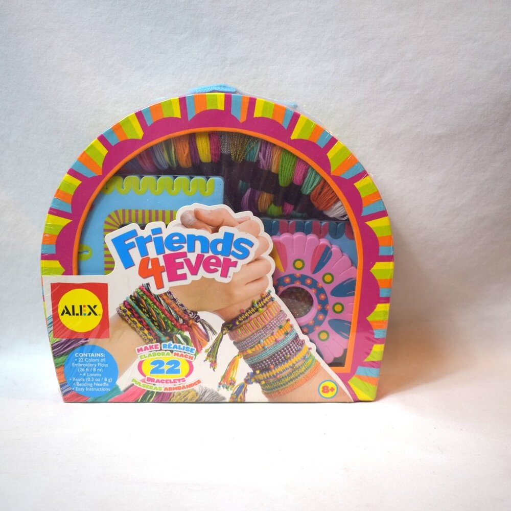 NIP 2008 Alex Toys Friends 4 Ever DIY Bracelet Kit